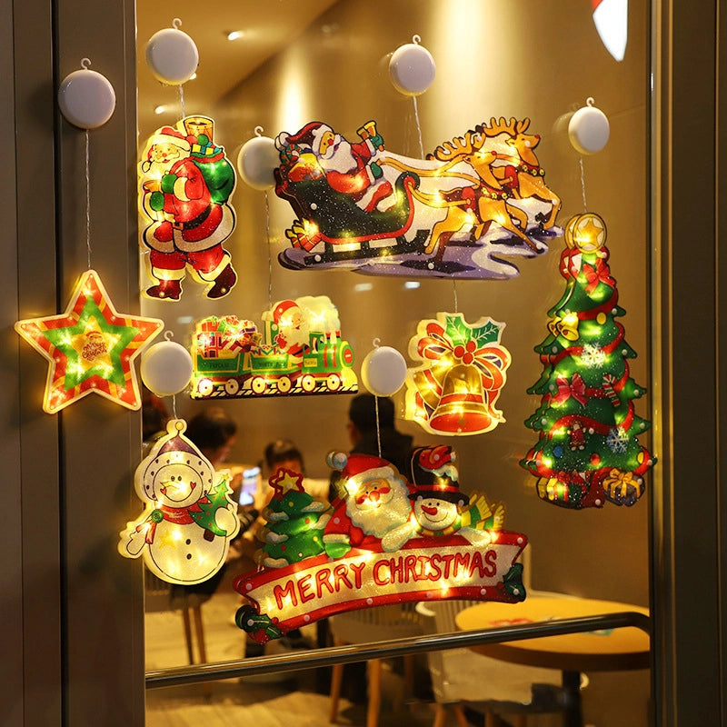 ⛄Christmas pre-sale🎄Christmas Window Hanging Lights💡