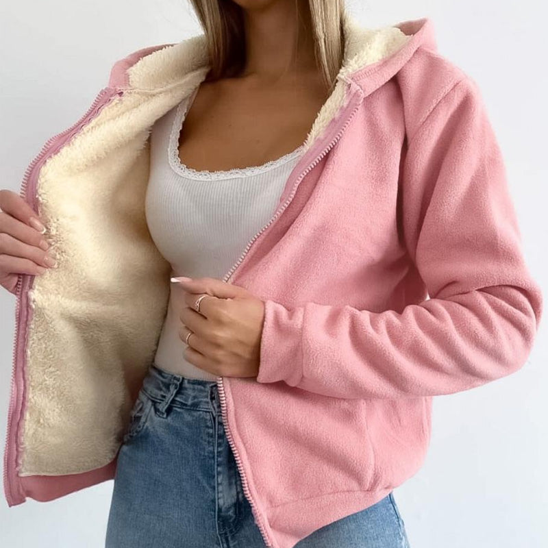 🎁Winter Hot Sale 49% OFF🔥Women's Lined Zip-Up Hoodies