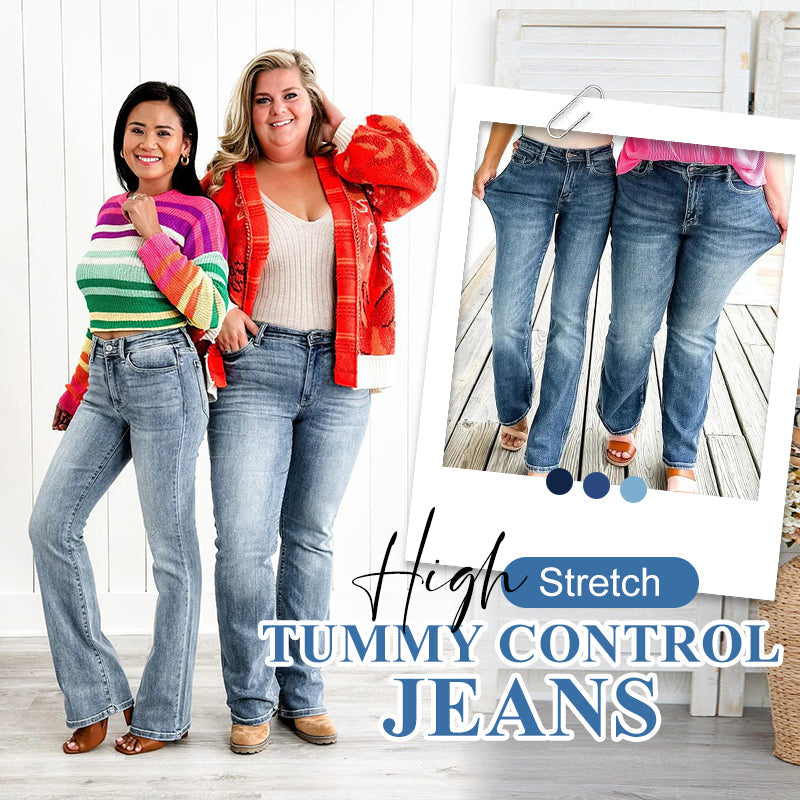 👖High Stretch Tummy Control Jeans