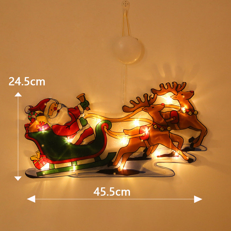 ⛄Christmas pre-sale🎄Christmas Window Hanging Lights💡