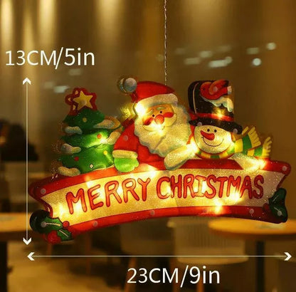 ⛄Christmas pre-sale🎄Christmas Window Hanging Lights💡