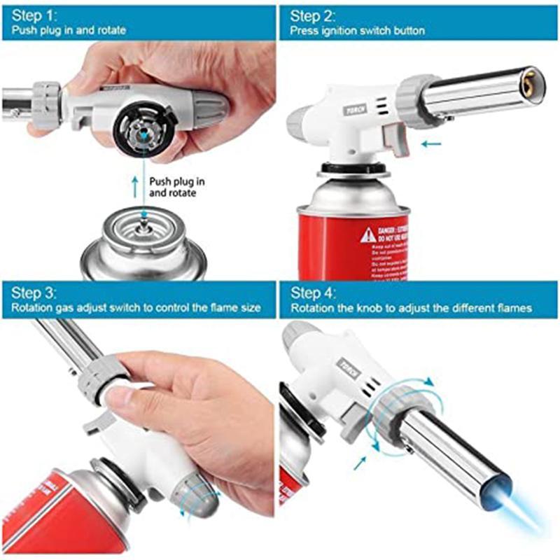 Butane Torch Kitchen Blow Lighter