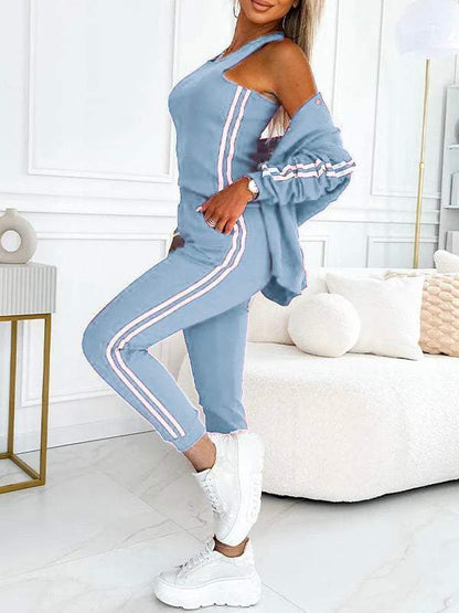 ✨Women's Three-piece Baseball Jacket And Pants Set