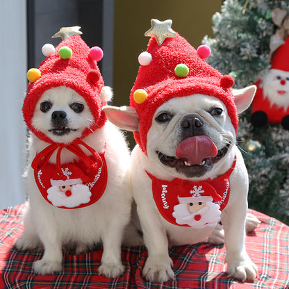 🎄Adorable Christmas Tree Pom-Pom Hat🎅