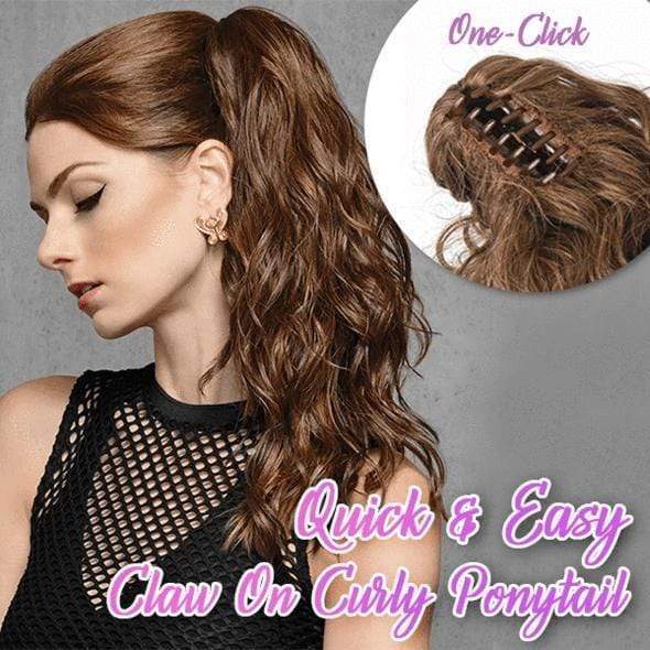 Clip-on Wavy Ponytail Extension