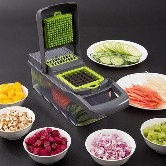 15-in-1 Multifunctional Salad Dicing and Shredding Machine