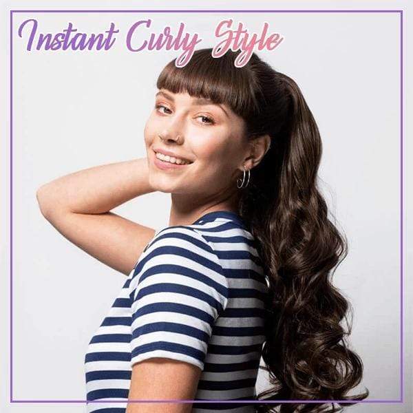 Clip-on Wavy Ponytail Extension