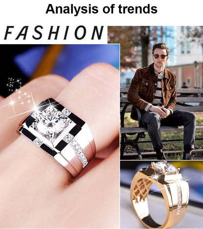 Classic Men's Ring -Adjustable ring size💥（Buy 1 Ring Pick 2nd Ring for Free!）💥