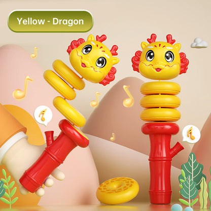 Cartoon Animal Shape Snake Twisting Hand Held Whistle Toy