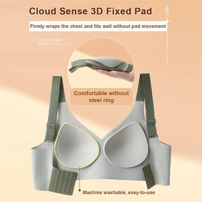 Lifting Anti-Sagging Wire-Free Push-up Bra