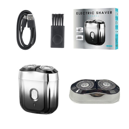 Mini Magnetism Dual Head Waterproof Electric Razor