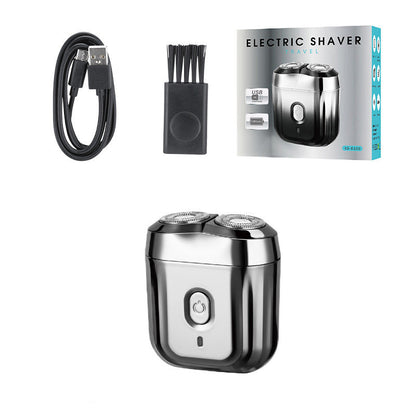 Mini Magnetism Dual Head Waterproof Electric Razor