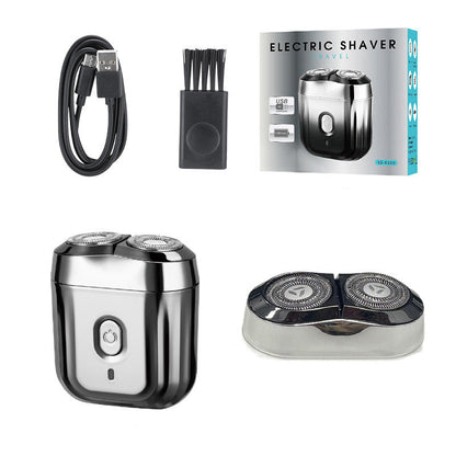 Mini Magnetism Dual Head Waterproof Electric Razor