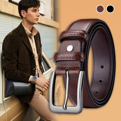 Durable Vintage Fashion Pin Buckle PU Belt