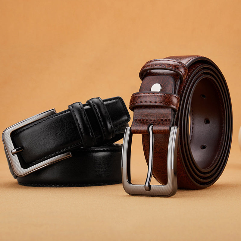 Durable Vintage Fashion Pin Buckle PU Belt