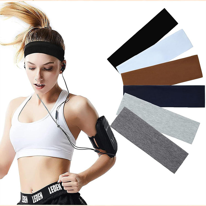 Elastic Non-Slip Solid Color Headband