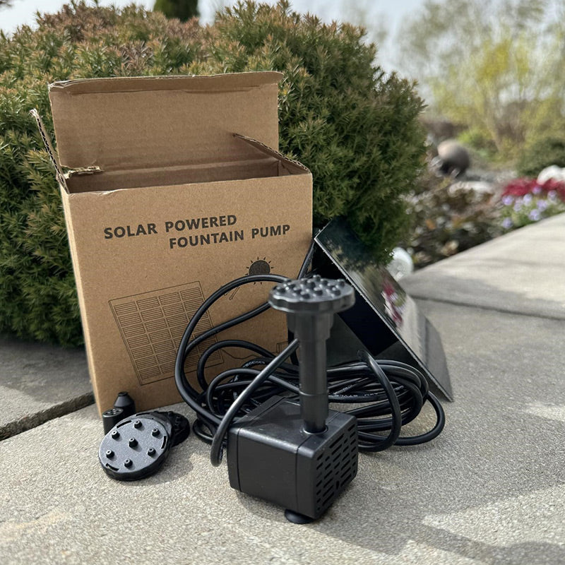 Outdoor Solar Fountain Water Pump Set for Garden