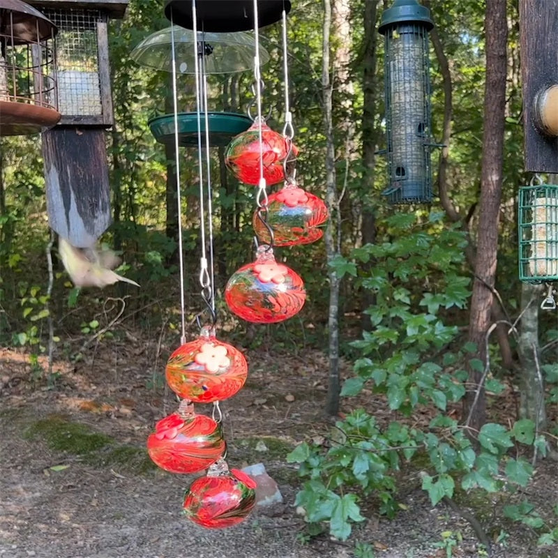 Charming Wind Chimes Feeders for Hummingbirds