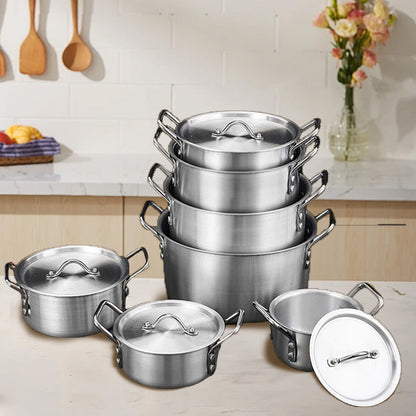 Aluminum Cookware Stockpot 7-Piece Set