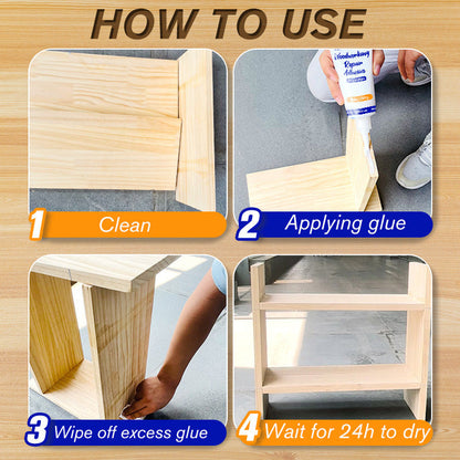 Powerful Bonding Woodworking Repair Adhesive for Furniture