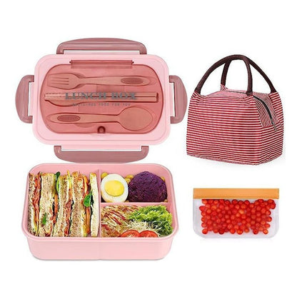 1200ml Leak-proof Lunch Box with Insulated Bag