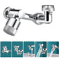 Multi-functional Splash-Proof Faucet Extender with Swivel Arm