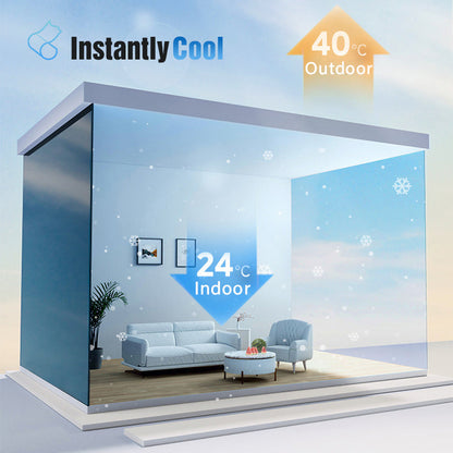 🔥One-way Privacy Thermal Insulation Film for Glass