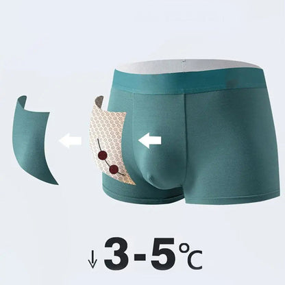 luxury |🔥Men's Summer Magnetic Ice Cool Anti-bacterial Underwear