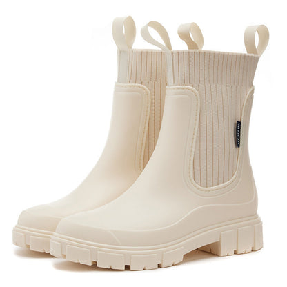 Waterproof Non-Slip Thick Sole Mid-Calf Boots