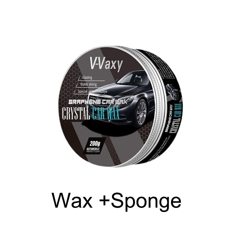 Polishing Solid Wax for Black Cars with Sponge