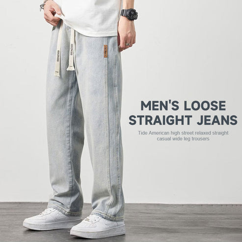 Men's Loose Straight Jeans