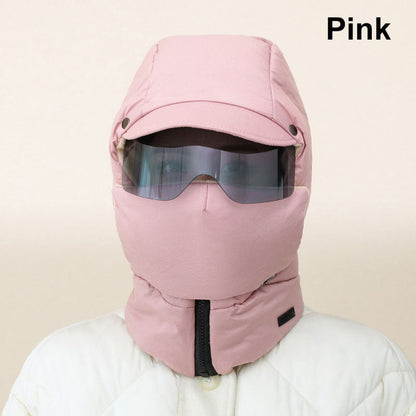 Windproof Full Cover Outdoor Riding Mask with Glasses