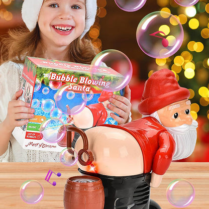 🎅Christmas Big Sale🎄Funny Santa Bubble Blowing Machine