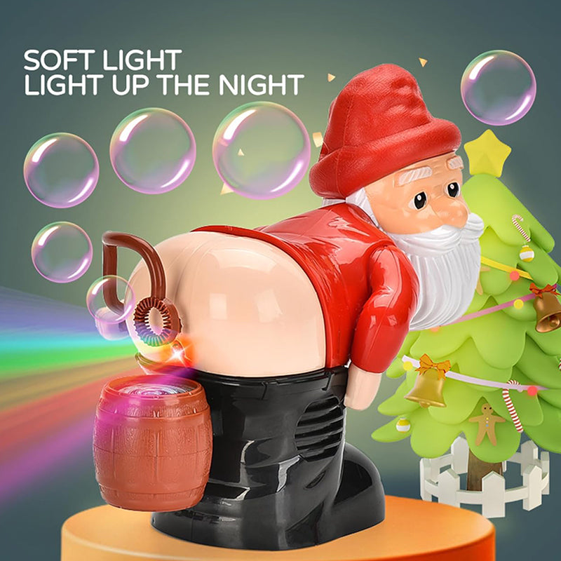 🎅Christmas Big Sale🎄Funny Santa Bubble Blowing Machine