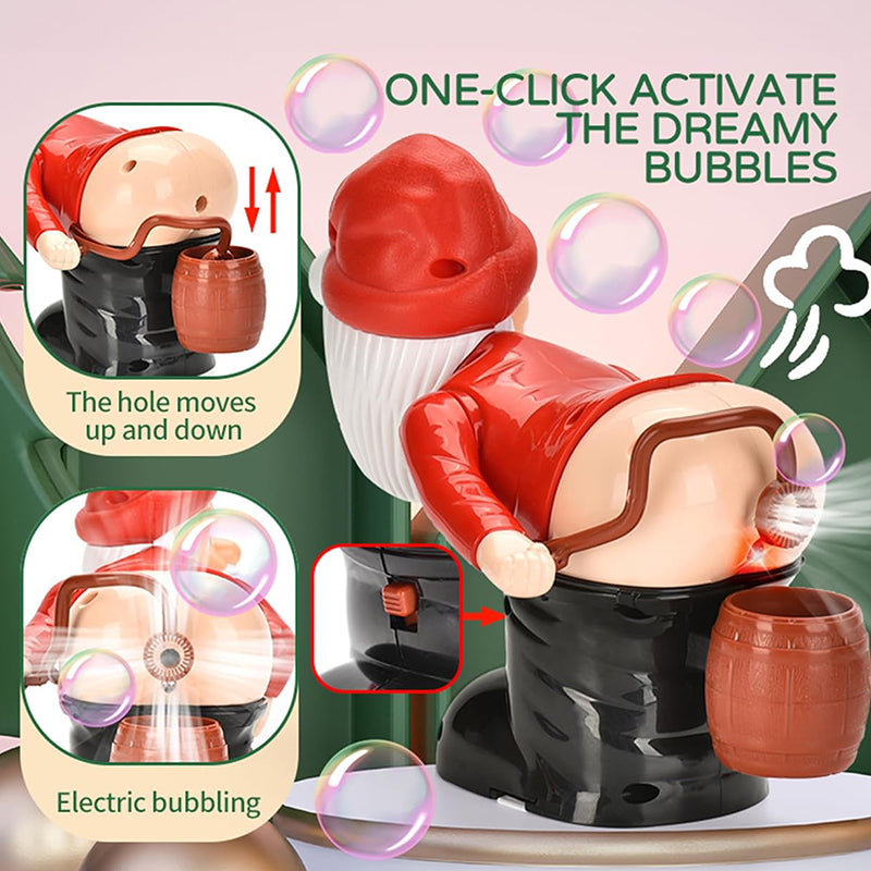 🎅Christmas Big Sale🎄Funny Santa Bubble Blowing Machine