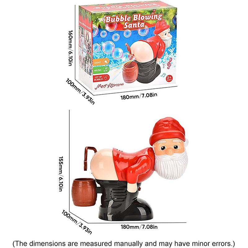 🎅Christmas Big Sale🎄Funny Santa Bubble Blowing Machine