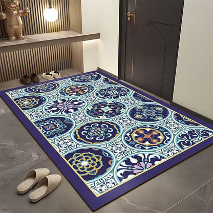 Bohemian Geometric Door Mat for Entryway