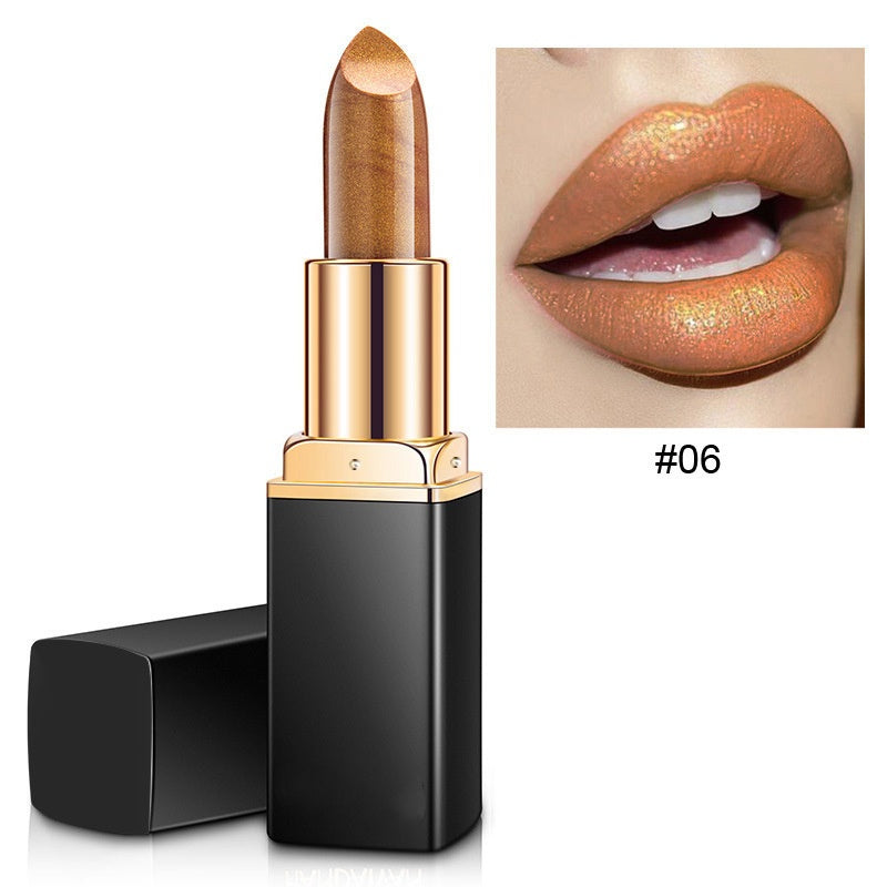 Metallic Shine Color-Changing Lipstick