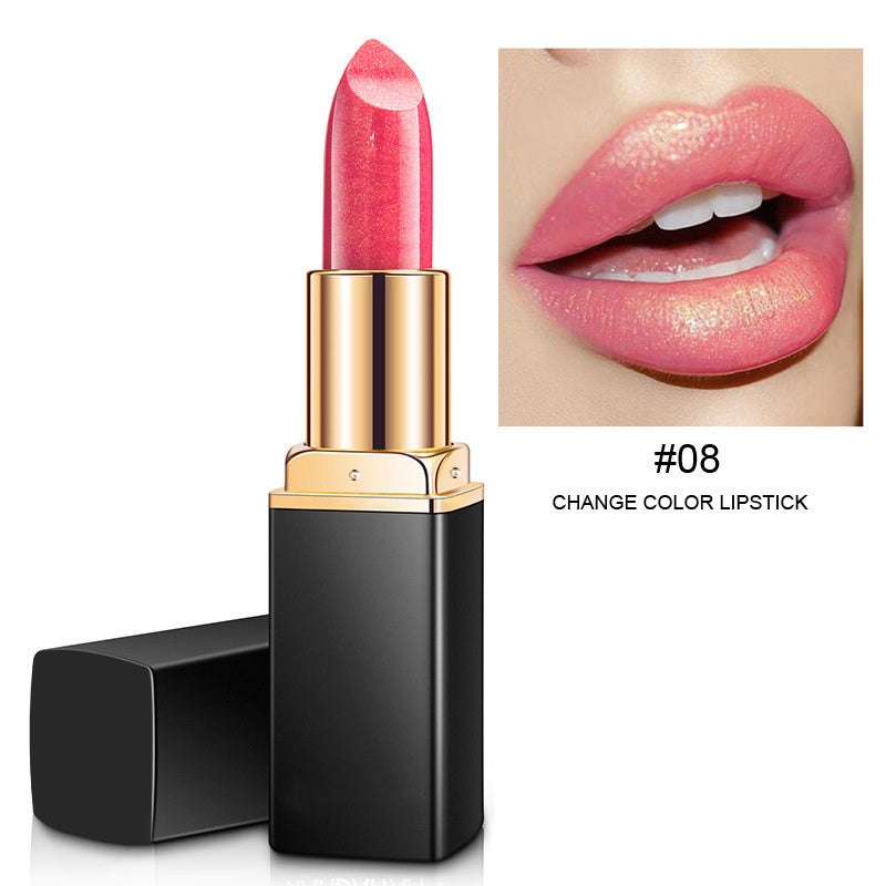 Metallic Shine Color-Changing Lipstick