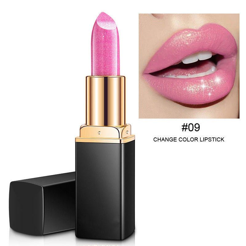 Metallic Shine Color-Changing Lipstick