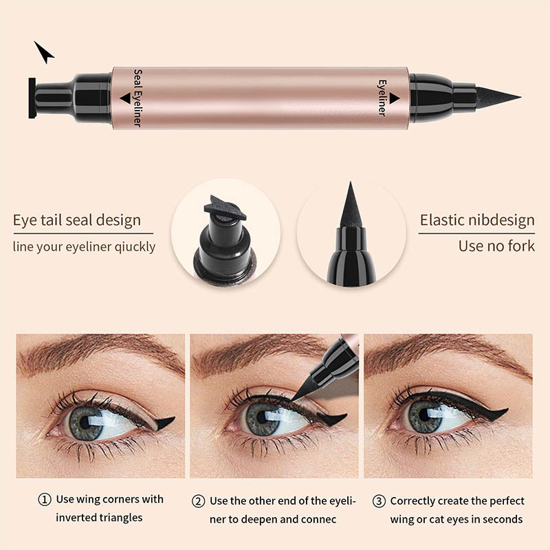 Double-Headed Triangle Wing Liquid Eyeliner Pen