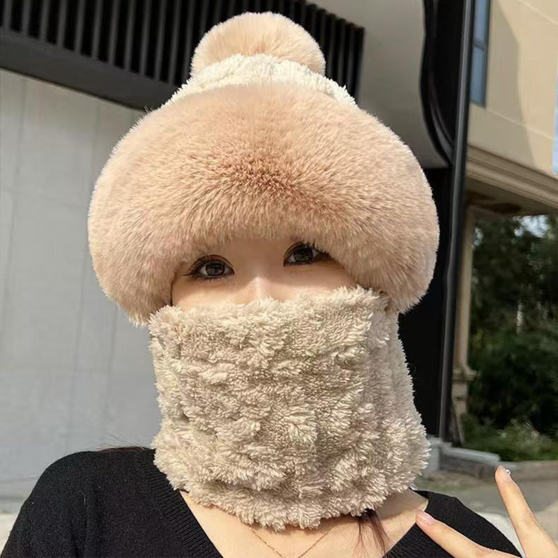 ❄️Winter-Specials❄️Women's Winter Warm Windproof Plush Scarf Hat