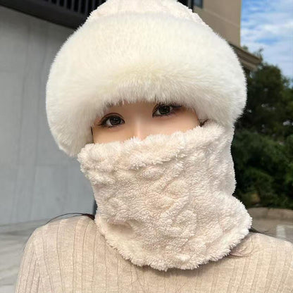 ❄️Winter-Specials❄️Women's Winter Warm Windproof Plush Scarf Hat