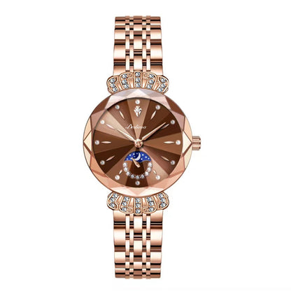 🎀Fashionable Diamond Moon Star Watch for Women