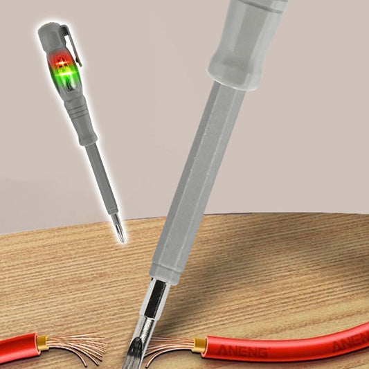 ⚡🪛Dual-Use Screwdriver-Type Voltage Tester with Light Display