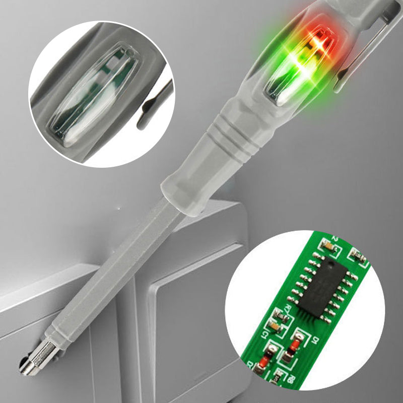 ⚡🪛Dual-Use Screwdriver-Type Voltage Tester with Light Display