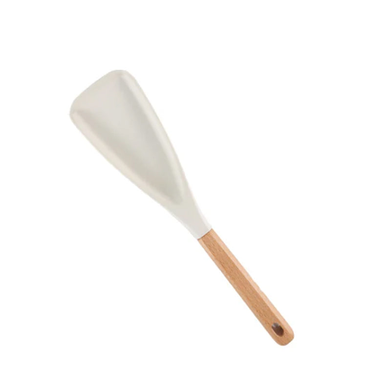 Silicone Salad Spatula with Wood Handle