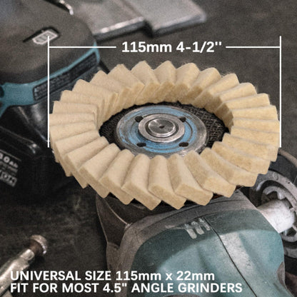 Wool Felt Flap Discs Polishing Wheel（50% OFF）