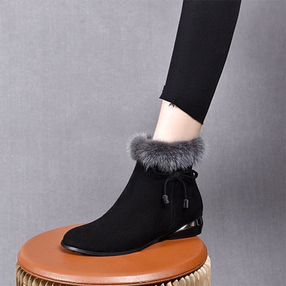 Fashionable Warm Thick And Non-slip Ankle Boots For Women