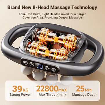 🔥2025 Hot Sale！16-Drive 8-Head Massage Gun Set